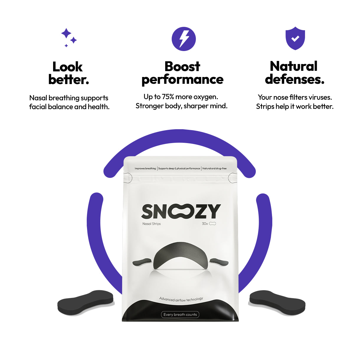 Nasal Strips Black