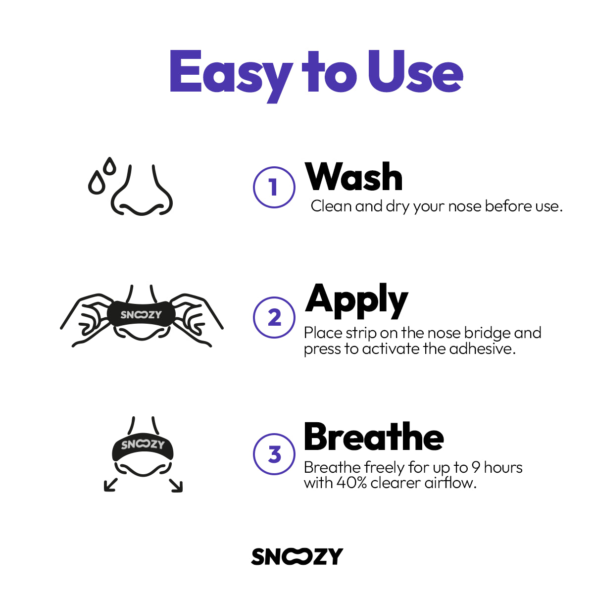 Nasal Strips Black