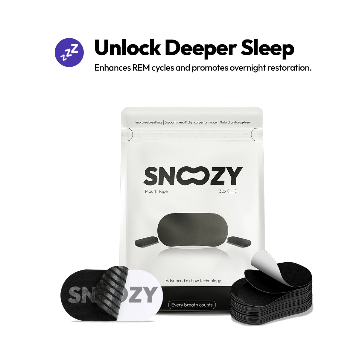 Mouth Tape Black