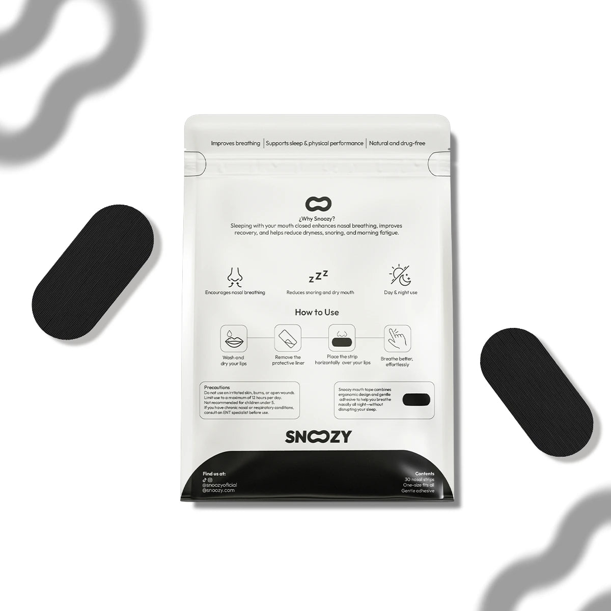 Mouth Tape Black