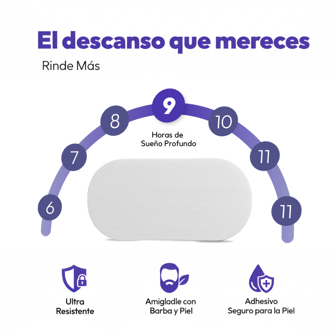 Cinta adhesiva blanca para la boca