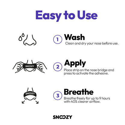 Nasal Strips Black